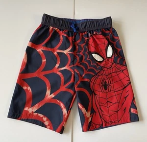 Marvel Spider-Man  Kids Boys Swim Trunk Shorts Red Blue 7 - Picture 1 of 3