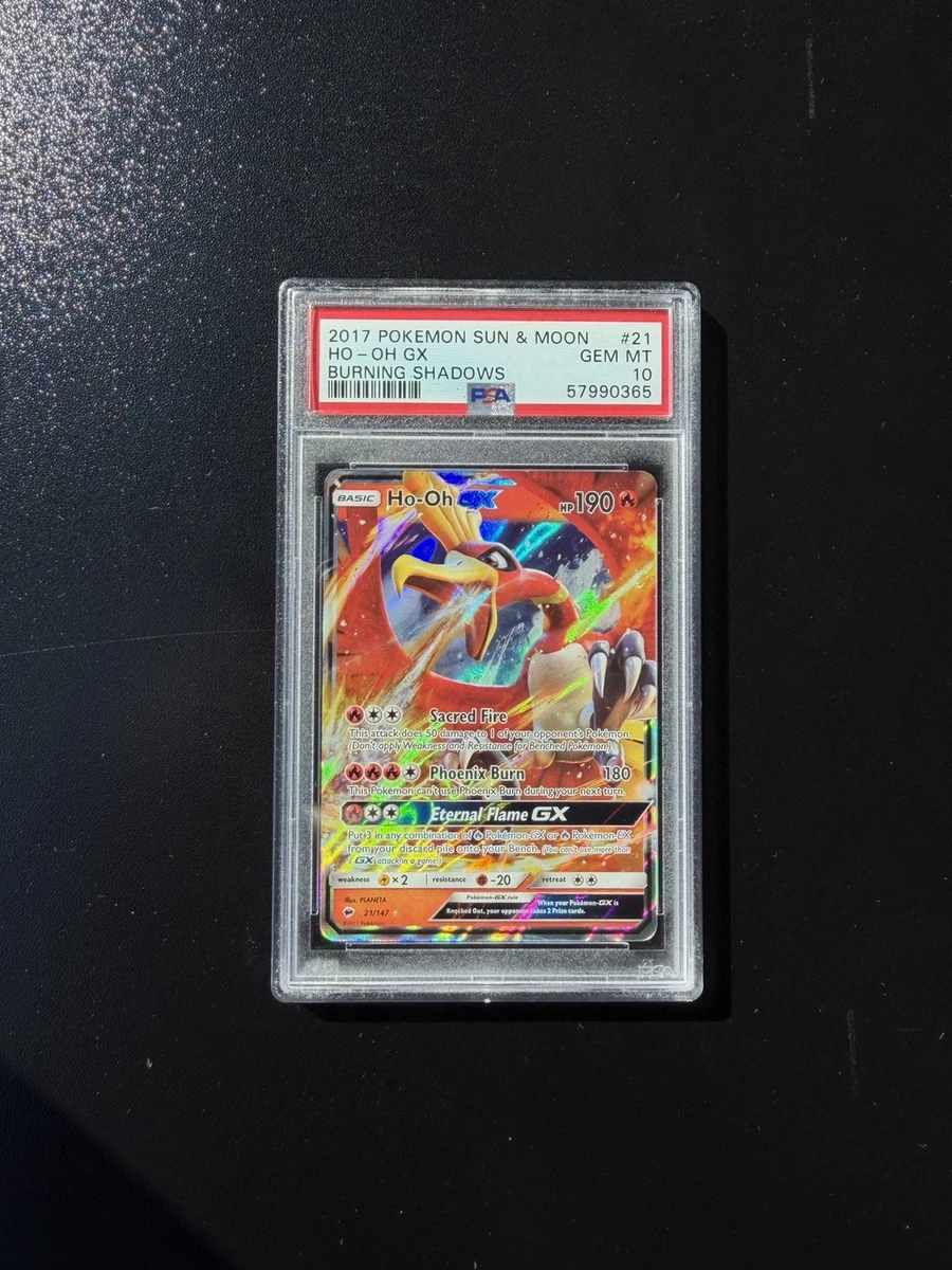Ho-Oh Pokémon TCG PSA Grade 10 Individual Collectible Card Game