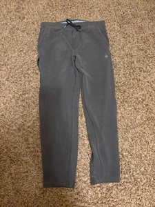 Mack Weldon Ace Jogger Sweatpants Large Dark Gray Cotton Blend Zipper Pocket - Picture 1 of 4
