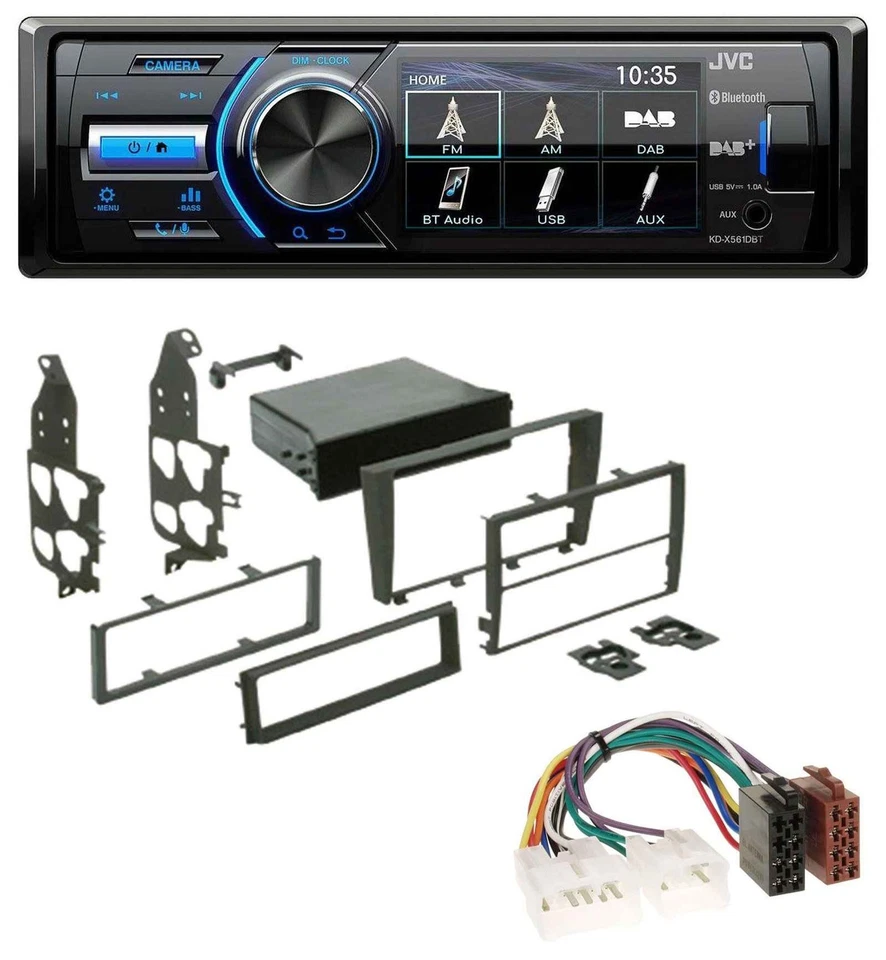 JVC Bluetooth MP3 USB DAB Autoradio für Lexus IS 300 (XE1, 2001-2005) - Bild 1 von 4