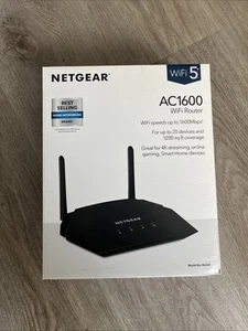 NETGEAR AC1600 Dual Band Gigabit Smart WiFi 5 Router Model R6260 - Picture 1 of 6