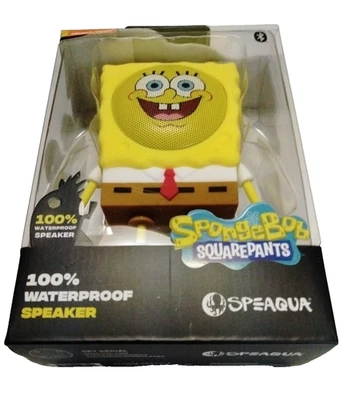 Bob Esponja Pantalones Cuadrados 100% Impermeable Altavoz Bluetooth Speaqua ¡Nuevo! Foto 1 de 4