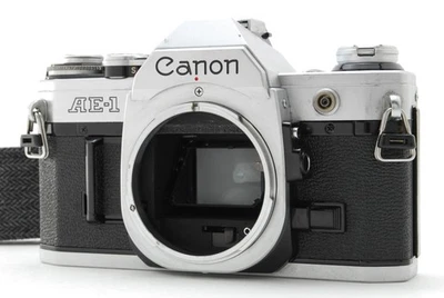 [N MINT] Canon AE-1 Silver 35mm SLR Film Camera Body W/ Strap From JAPAN - Image 1 of 4