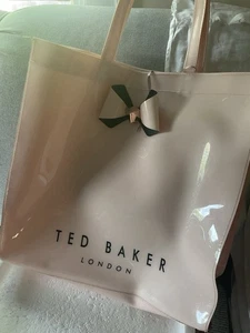 Ted Baker London große Tasche hellrosa PVC Schleife. Selten. - Bild 1 von 5