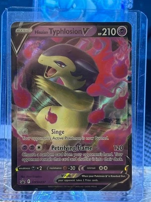 Pokémon TCG Hisuian Typhlosion V SWSH237 SWSH: Sword & Shield Promo Cards Holo - Image 1 of 2