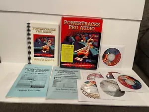 Power Tracks Pro Audio Windows Digital Midi Program CIB Big Box PC Vintage - Picture 1 of 13