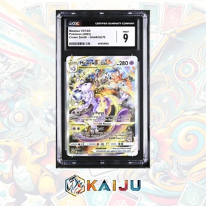 Pokemon Mewtwo VSTAR GG44/GG70 Crown Zenith: Galarian Gallery Holo CGC 9 - Picture 1 of 3