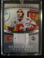 Miikka Kiprusoff 2006 UD Upper Deck Trilogy Patch HS-MK