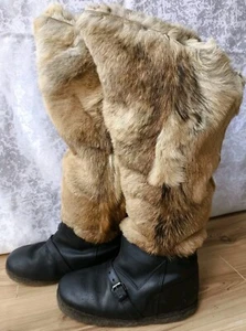 Rare RKKA vintage SOVIET USSR aviator pilot winter AIR Force Boots Size 42 - Picture 1 of 23