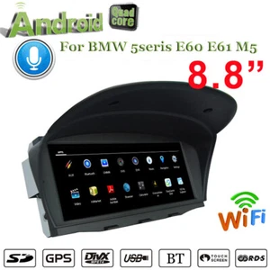 For BMW 5er E60 E61 M5 6er E63 E64 M6 3er E90 E91 E92 E93 M3 Radio Carplay GPS - Picture 1 of 24