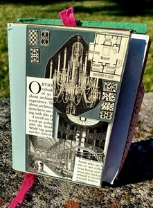 Altered Planner Mini Junk Journal 1970s Vintage Architecture W/ Pockets & Cards - Picture 1 of 15