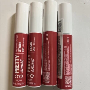 Pretty Smart Liquid Lip and Cheek Stain, Blossom  0.13 fl. oz. Lot Of 4 - Picture 1 of 1