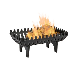 Cromwell Fire Grate Freestanding Cast Iron Wood Log Coal Open Basket Grate 4 leg - Picture 1 of 6