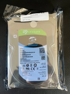 Seagate ST6000VX0023 Skyhawk 6TB 7200rpm 256MB Cache SATA III 3.5'' Brand New - Picture 1 of 1