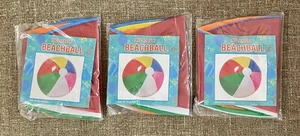 Inflatable Beachballs 3-Pack 16” Multicolor Fun For The Whole Family Beach Pool - Picture 1 of 3