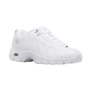 Zapatilla deportiva para hombre K-Swiss ST329 CMF blanca plateada negra 03426-129 - Imagen 1 de 5