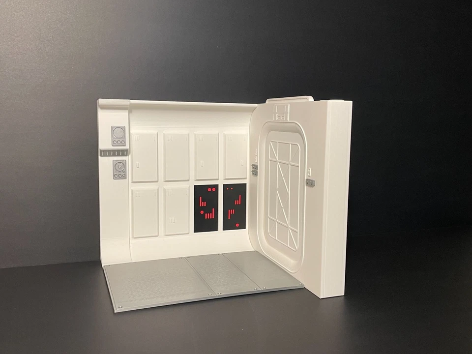 Impresión 3D Pasillo y Puerta Tantive IV Serie Negra Star Wars Escala 1:12 Foto 1 de 2