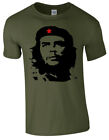 Che Guevara Twarz Sylwetka Kultowa Retro Rewolucja polityczna Kuba Męska T-shirt