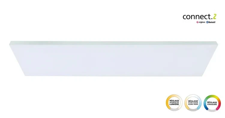 EGLO Connect-Z smarte Deckenleuchte Panel CCT RGB 120cm EEK:E (Spektrum A-G) - Bild 1 von 4