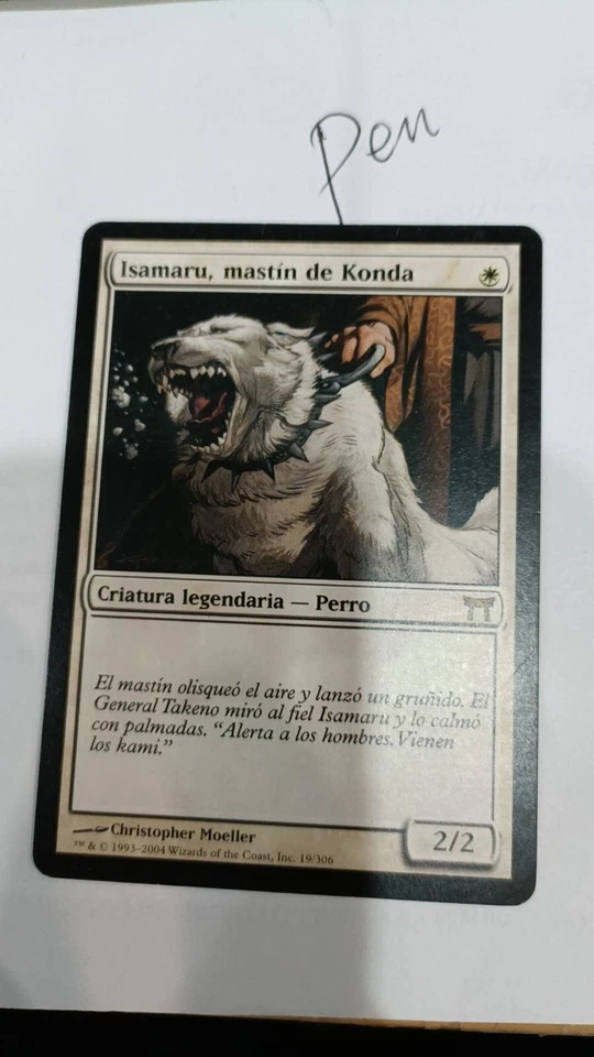 MTG - Isamaru, Hound of Konda Champions of Kamigawa SPANISH - Image 1 of 1