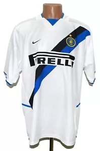 CAMISETA DE FUTBOL INTER MILAN 2002/2003 VISITANTE NIKE TALLA XL - Imagen 1 de 10