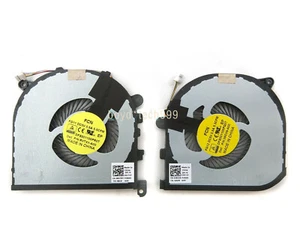 New for Dell XPS 15 9550 Precision 5510 CPU & GPU Twins Cooling Fans - Afbeelding 1 van 4