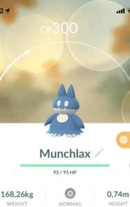 Munchlax (Snorlax) Pokemon Gen4 Go Same day Pokémon Not Shiny Baby Read Desc - Picture 1 of 1