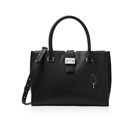 30f6gm9t3l Michael Kors Mercer Large Convertible Leather Tote Bag - Moss