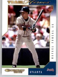 2002 Donruss Team Heroes Rafael Furcal Insert MLB PWE Heros Braves #40 - Picture 1 of 2