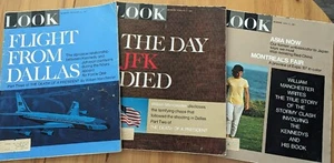 Three 1967 Look Magazines William Manchester Articles JFK Death - Imagen 1 de 10