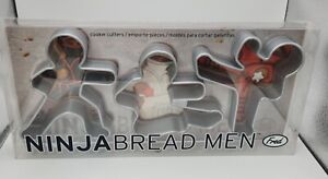 Fred & Friends Ninjabread Men Cookie Cutter They’re Cut Out For Action 2010 New