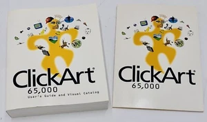 Brøderbund ClickArt 65,000 5 CD's - Click Art Window 95- Vintage - Picture 1 of 2