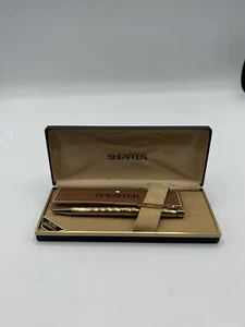 Vintage Sheaffer White Dot 23K Gold Electroplate Needs Ink - Picture 1 of 2