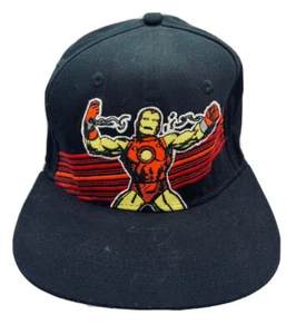 Marvel Comics 2013 BioWorld IRON MAN bestickte schwarze Herrenmütze mit Druckknopflasche - Bild 1 von 7