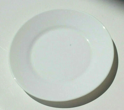 Arcoroc Restaurant 22530 Blanco Redondo 7 1/2" Placas Laterales Borde Ancho Nuevo C1063 Foto 1 de 4