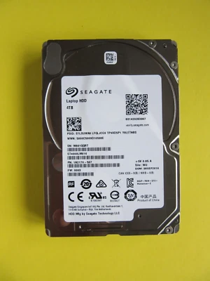 Seagate 4TB 14mm ST4000LM016 1N2170-567 0003 2.5" HDD 2016 China WU W80 - Image 1 of 4