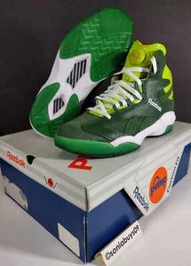 Zapatos de baloncesto Reebok Ghost of Christmas Regalt para hombre, verdes/amarillo neón, 10 - Imagen 1 de 13