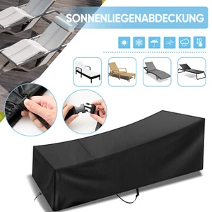 NEVERLAND®Abdeckung für Sonnenliege Abdeckplane Schutzhülle Gartenliege - Bild 1 von 12