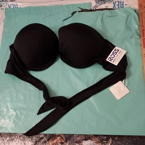Coastal Waves Padded Lined Bikini Top Tie - Picture 1 of 4