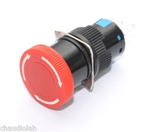 One New Mini EMERGENCY STOP Pushbutton Switch - Picture 1 of 6