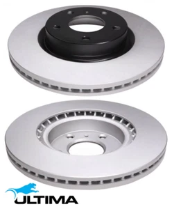 FRONT VENTED DISC BRAKE ROTOR SET FOR NISSAN SKYLINE V36 VQ25HR 2.5L V6 OD 296MM - Picture 1 of 1