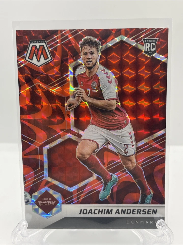 Joachim Andersen 2022 Mosaic Road To World Cup Rookie Reactive Red #152 Denmark - Image 1 of 1