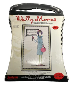 Dolly Mamas Counted Cross Stitch Kit Janlynn It's Official 019-0403 6" X 10" - Picture 1 of 6