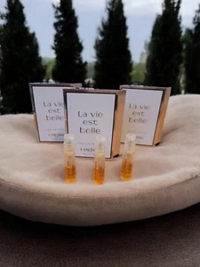 3x Lancome La Vie Est Belle Eau De Parfum Spray Vial Size 1.2ml FREE SHIPPING - Picture 1 of 1