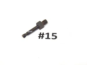 USA Made Short #15 (.1800) Cobalt Threaded Drill Bit 1/4-28 - Picture 1 of 2