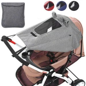 Baby Child Pushchair Stroller Pram Buggy Sun Shade Canopy Cover Awning Protector - Picture 1 of 11