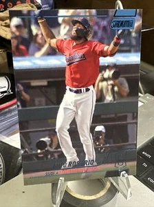 2022 Topps Stadium Club #243 Amed Rosario blaue Folie/50 Wächter - Bild 1 von 4