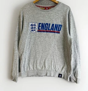 Genuine England Football - Unisex Size XL - Grey Pull Over Jumper With Logo. - Picture 1 of 14