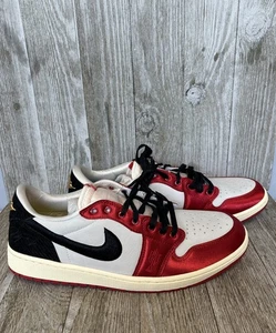 New without Box~ Air Jordan 1 Low OG x Trophy Room Sail and Varsity Red Size 15 - Picture 1 of 7