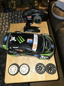 Ttraxxas Ken Block Gymkhanna Fiesta AWD Brushless R/C car 4wd 1/16 Scale Rare - Picture 1 of 11
